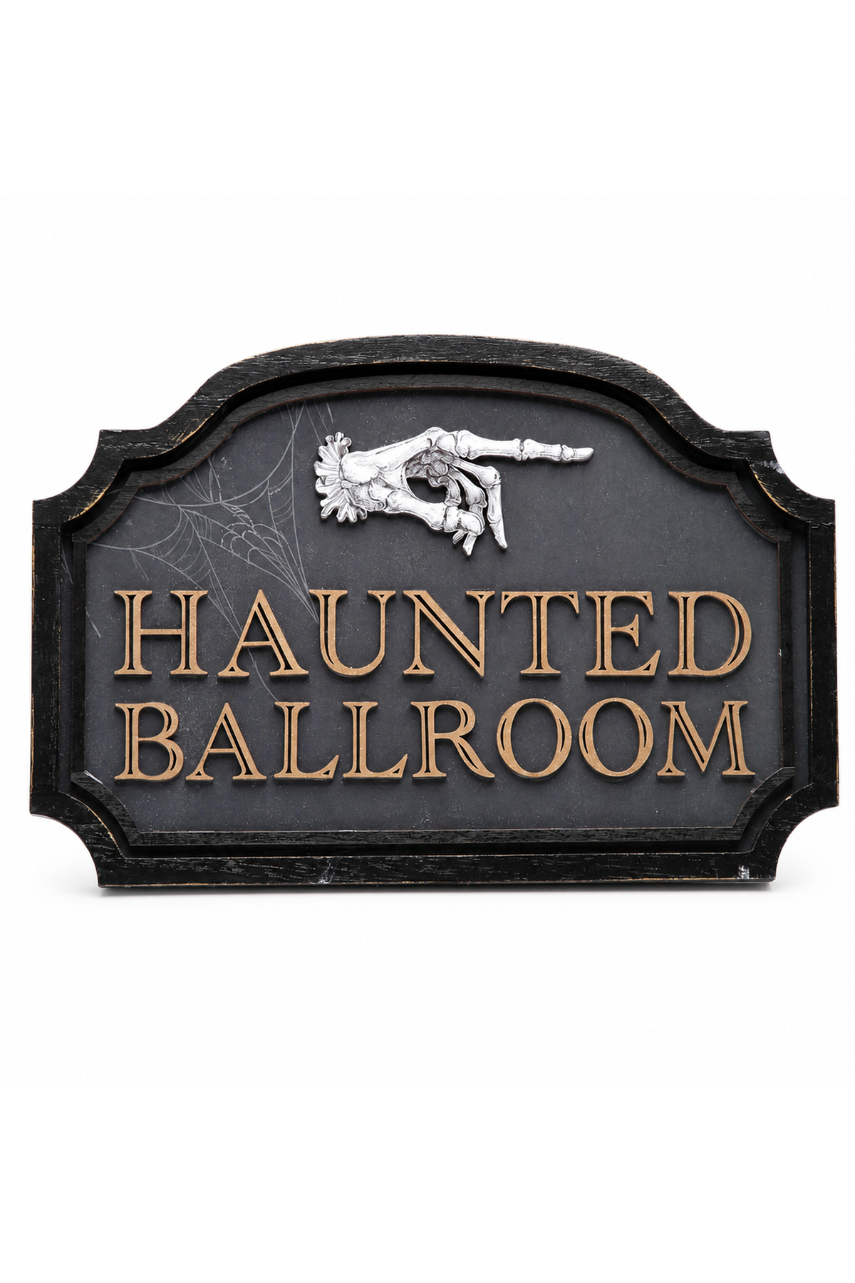Dead Regency “Haunted Ballroom” Halloween Wall Sign