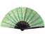 Dirt Squirrel Neon Green Doodle Reflective Fan