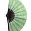 Dirt Squirrel Neon Green Doodle Reflective Fan