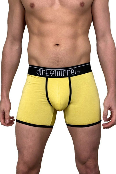 Dirt Squirrel Yellow Boxer Brief
