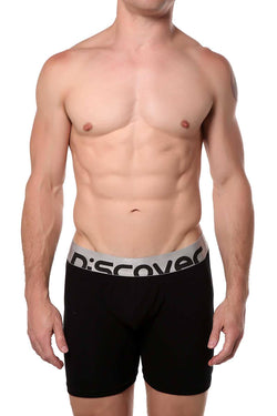 Discover Deep-Black Silver Surf Boxer Brief thumbnail 1