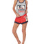 Disney Cruella Tank Top & Shorts Pajama Set Grey htr
