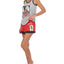 Disney Cruella Tank Top & Shorts Pajama Set Grey htr