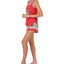 Disney Mickey & Friends Tank Top & Shorts Pajama Set Red