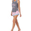 Disney & Coffee Tank Top & Shorts Pajama Set Grey