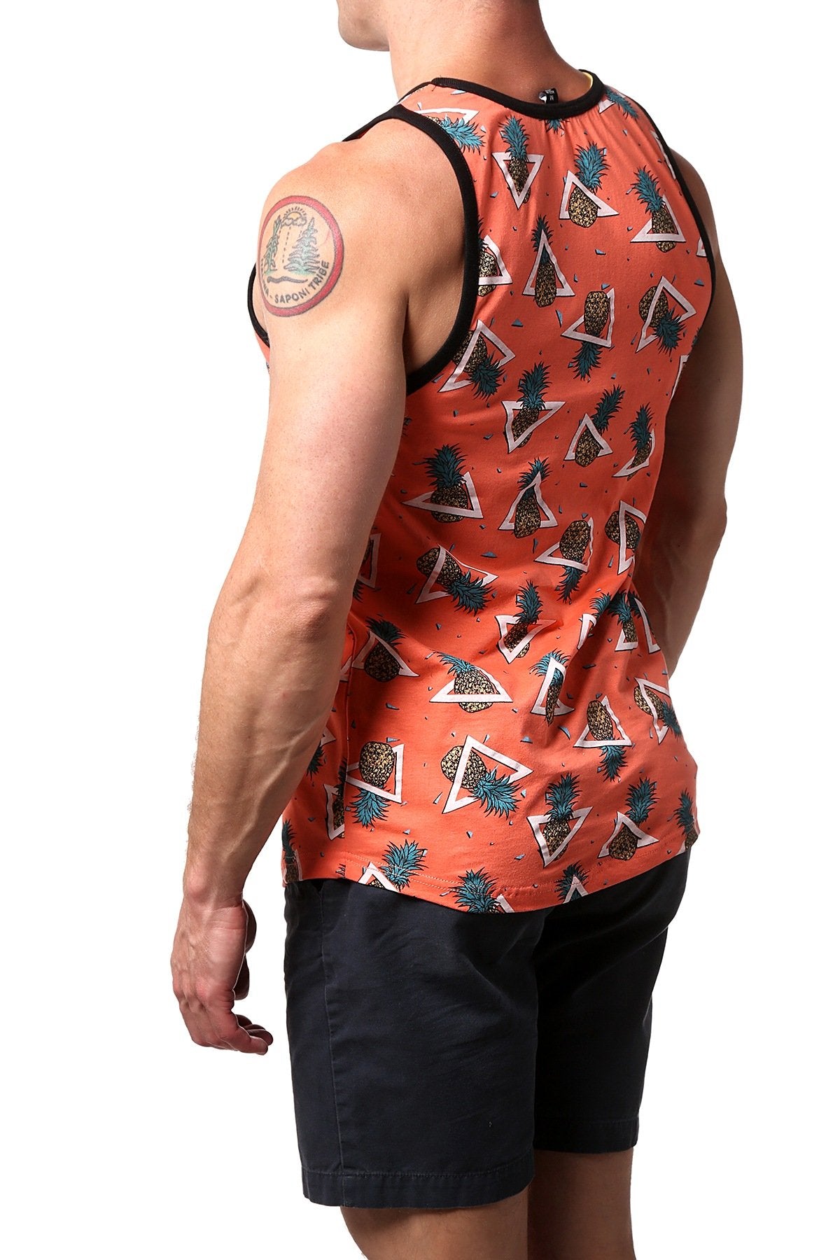 Distortion Bold Coral Pineapple AOP Tank Top