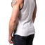 Distortion White/Green Sublimated Palm Scene Tank Top
