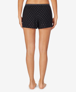 Dkny Wo Printed Pajama Boxer Shorts Black Print thumbnail 2