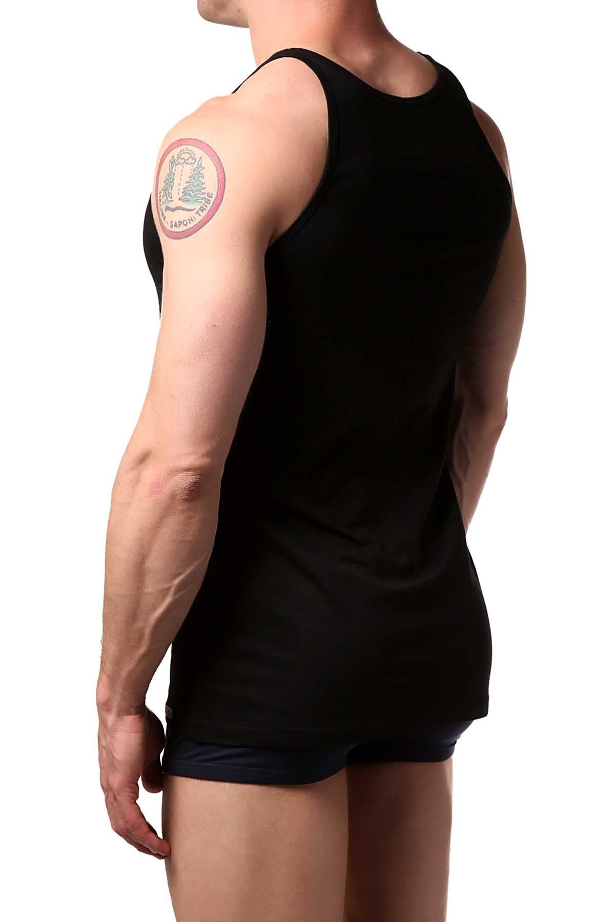 Doreanse Black Narrow Strap Athletic Tank