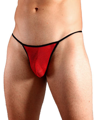 Doreanse Red Mesh G-String