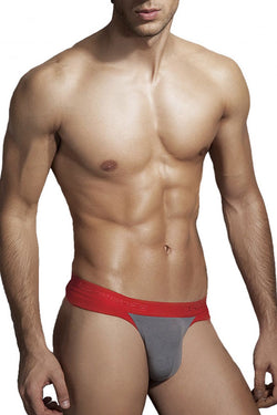Doreanse Men's Underwear 1258-SMK Warrior Thong Color Smoke-Red thumbnail 2