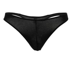 Doreanse Men's Underwear 1280-BLK Hang-loose Thong Color Black thumbnail 4
