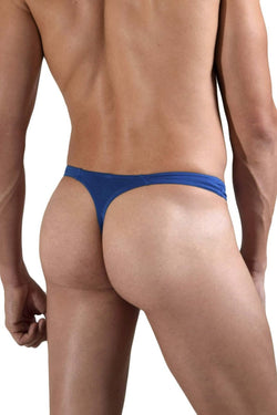 Doreanse Men's Underwear 1280-BLU Hang-loose Thongs Color Blue thumbnail 3