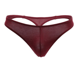 Doreanse Men's Underwear 1280-BRD Hang-loose Thong Color Bordeaux thumbnail 4