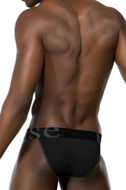Doreanse Men's Underwear 1313-BLK Ribbed Micromodal Bikini Color Black thumbnail 3