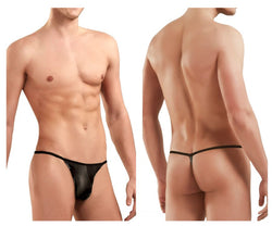 Doreanse Men's Underwear 1326-SBK Flashy G-String Color Space Black thumbnail 1