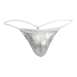 Doreanse Men's Underwear 1326-SLV Flashy G-String Color Silver Snake thumbnail 4