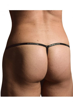 Doreanse Men's Underwear 1330-BLK Ribbed Modal T-thong Color Black thumbnail 3