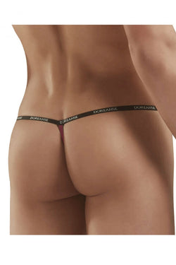 Doreanse Men's Underwear 1330-BRD Ribbed Modal T-thong Color Bordeaux thumbnail 3