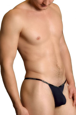 Doreanse Men's Underwear 1330-NVY Ribbed Modal T-thong Color Navy thumbnail 2
