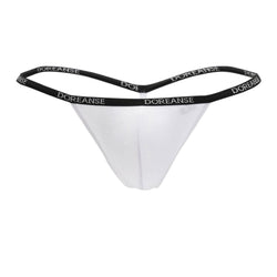 Doreanse Men's Underwear 1330-WHT Ribbed Modal T-thong Color White thumbnail 4