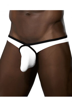 Doreanse Men's Underwear 1332-WHT Loop Thong Color White thumbnail 2