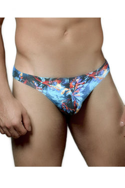Doreanse Men's Underwear 1341-PRN Deep Sea Thong Color Printed thumbnail 2