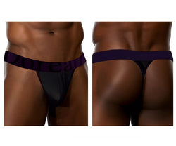 Doreanse Men's Underwear 1379-BLK Micromodal Thong Color Black thumbnail 1