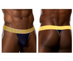 Doreanse Men's Underwear 1379-NVY Micromodal Thong Color Navy Blue thumbnail 1