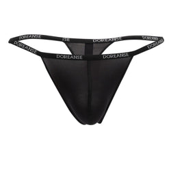 Doreanse Men's Underwear 1390-BLK Aire Thong Color Black thumbnail 4