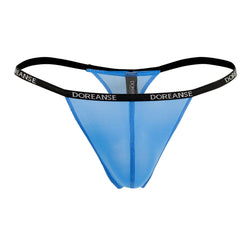 Doreanse Men's Underwear 1390-BLU Aire Thongs Color Cobalt Blue thumbnail 4