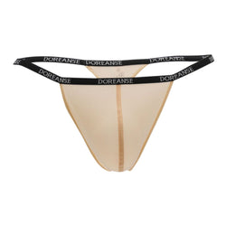 Doreanse Men's Underwear 1390-TAN Aire Thong Color Tan thumbnail 4