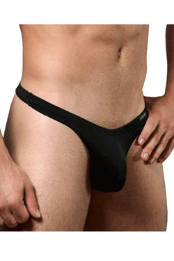Doreanse Men's Underwear 1392-BLK Euro Thong Color Black thumbnail 2