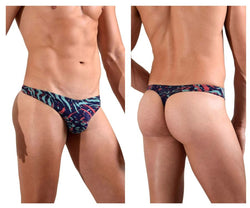 Doreanse Men's Underwear 1406-PRN Submarine Thongs Color Printed thumbnail 1