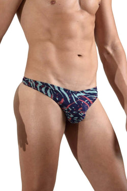 Doreanse Men's Underwear 1406-PRN Submarine Thongs Color Printed thumbnail 2