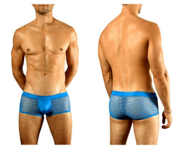 Doreanse Men's Underwear 1588-BLU Mesh Trunk Color Blue thumbnail 1