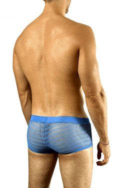 Doreanse Men's Underwear 1588-BLU Mesh Trunk Color Blue thumbnail 3