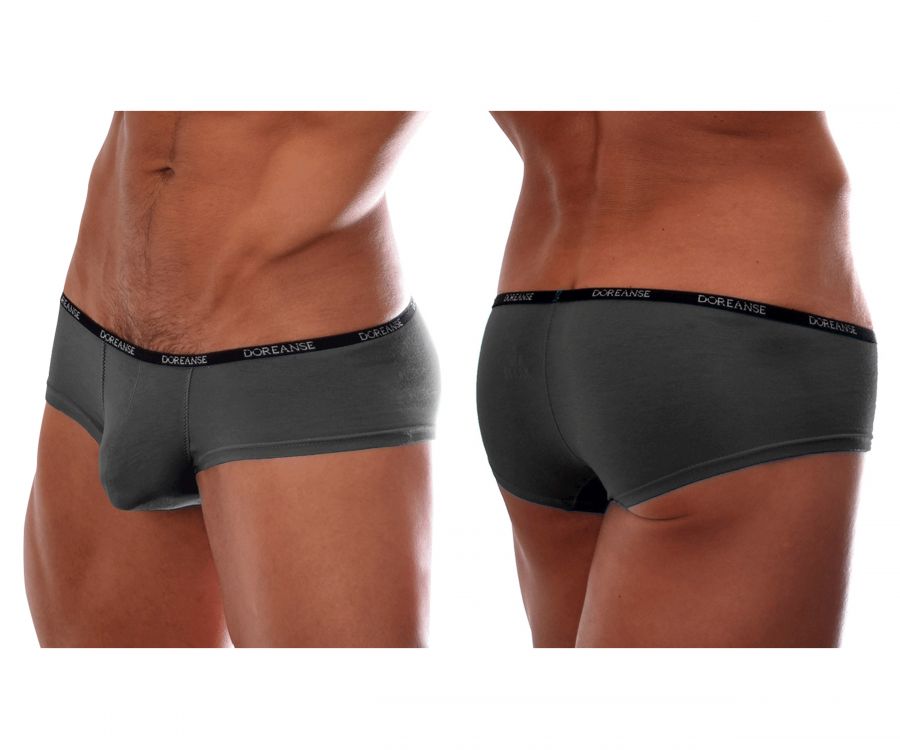 Doreanse Men's Underwear 1781-SMK Naked Mini Trunk Color Smoke