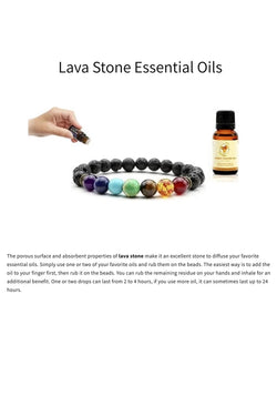 Double Layer Black Lava Stone Adjustable Healing Bracelet thumbnail 2