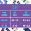 Drake & Hutch Blue/Orange/Purple Multi Stripe Unisex Crew Socks