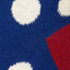 Drake & Hutch Blue Polka Unisex Crew Socks