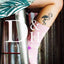 Drake & Hutch Pink 'Funky Flamingo' Unisex Crew Socks