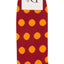 Drake & Hutch Red/Orange Polka Unisex Crew Socks