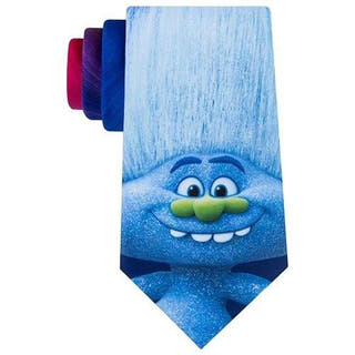 Dreamworks Mens Diamond Panel Necktie Blue Classic blue