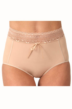 DuMi Shapewear Taupe Body-Sculpting High-Cut Brief thumbnail 3