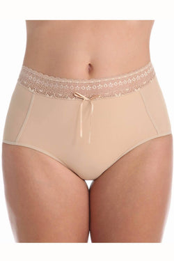 DuMi Shapewear Taupe Body-Sculpting High-Cut Brief thumbnail 2