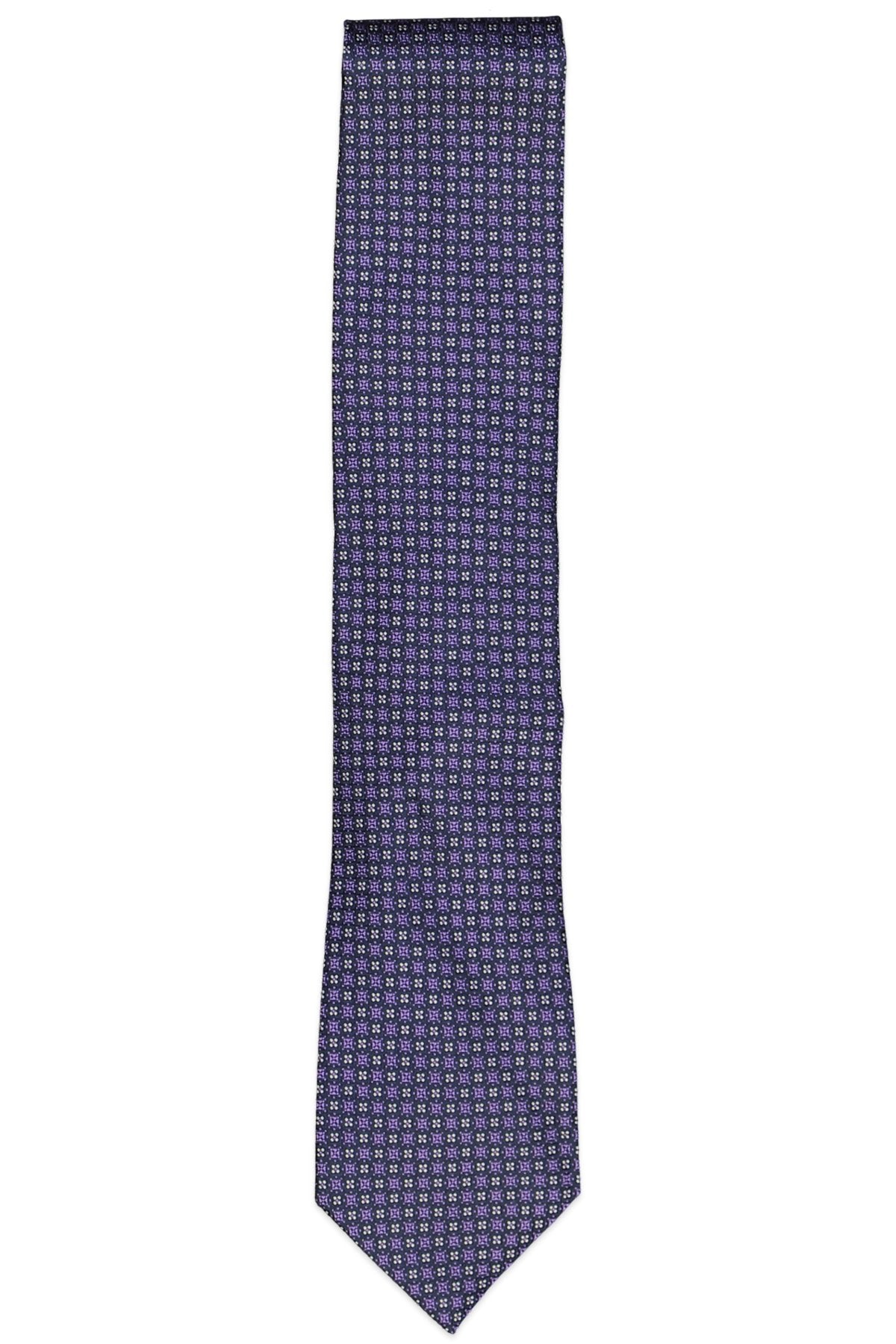 ERMENEGILDO ZEGNA 1L8 C TIE MED PURPLE