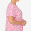 Ellen Tracy Wo Plus Short Sleeve Lounger Pink Novel