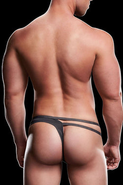 Envy Grey Microfiber Low-Rise Thong thumbnail 2