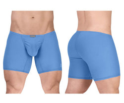 ErgoWear Men's Underwear EW1733 FEEL GR8 Cotton Boxer Briefs Color Light Blue thumbnail 1